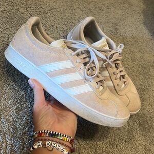 Baby pink Adidas size 8